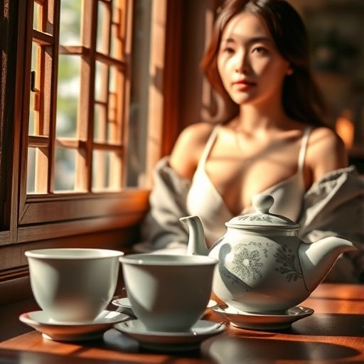 茶室内的温馨氛围