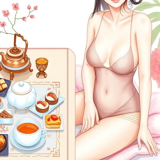 茶点与茶具的精致搭配