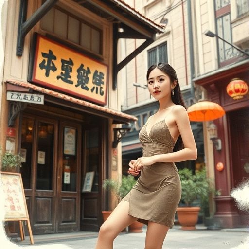 老街茶肆的温暖氛围