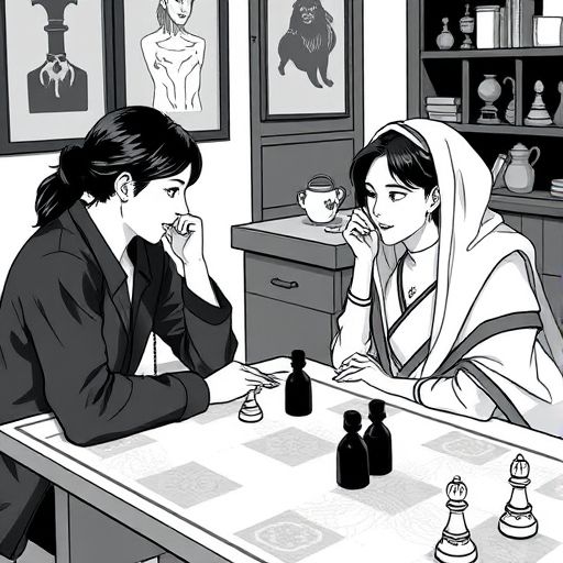 茶友聚会场景图