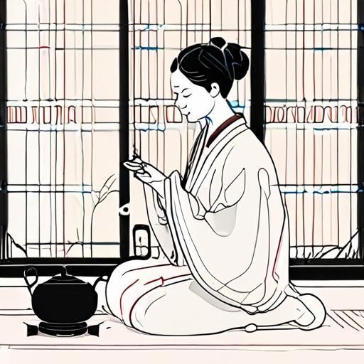 茶艺工作坊教学图