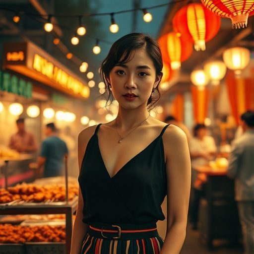 宝安夜市，烧烤摊热气腾腾