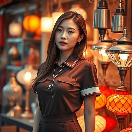 南山市集，复古台灯摊位温馨有故事