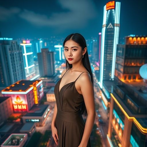 罗湖QM夜场城市夜景