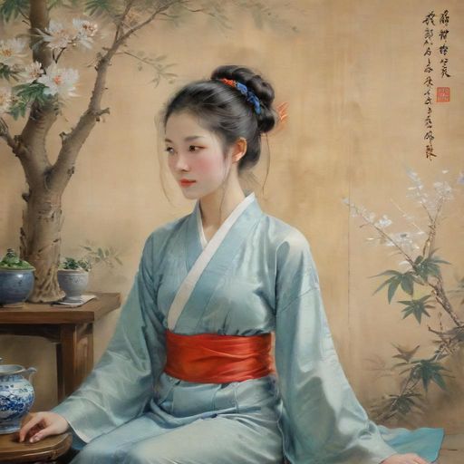 绿意环绕的茶饮空间