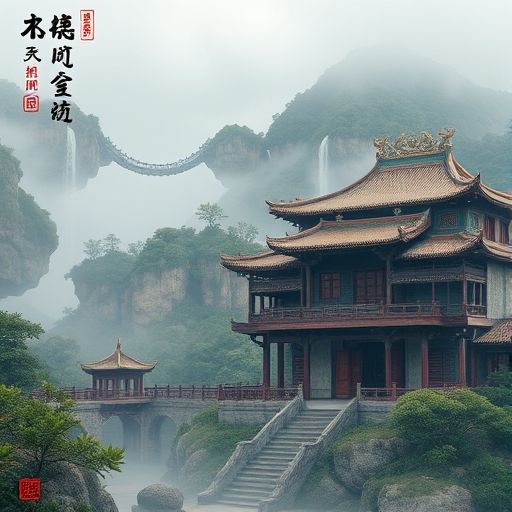 茶客们围坐品茶的热闹场景