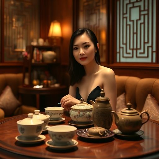 广州高端品茶会所环境示意图
