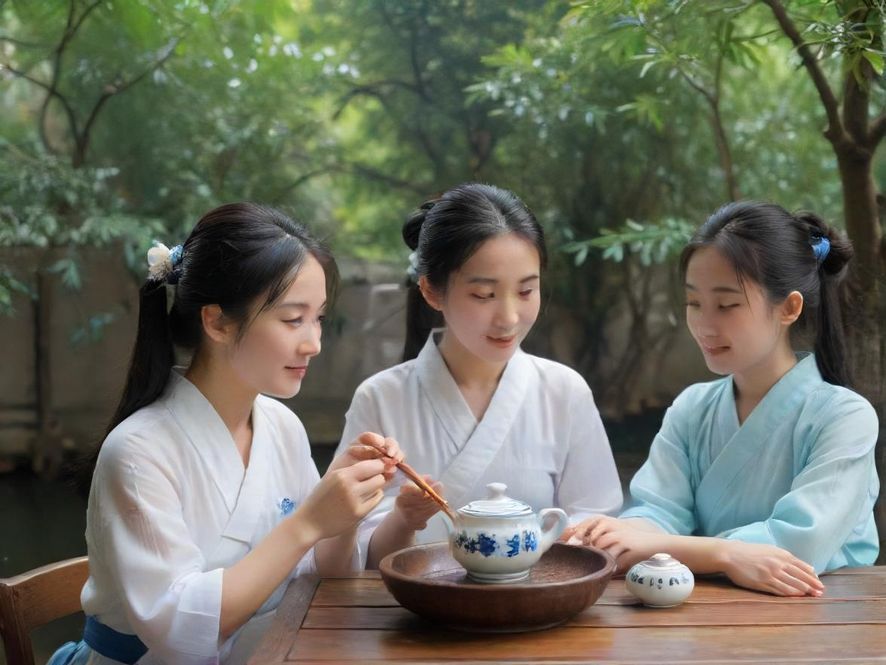 深圳夜桑拿会所的休息区，温暖灯光下摆放着精致的茶水和小吃