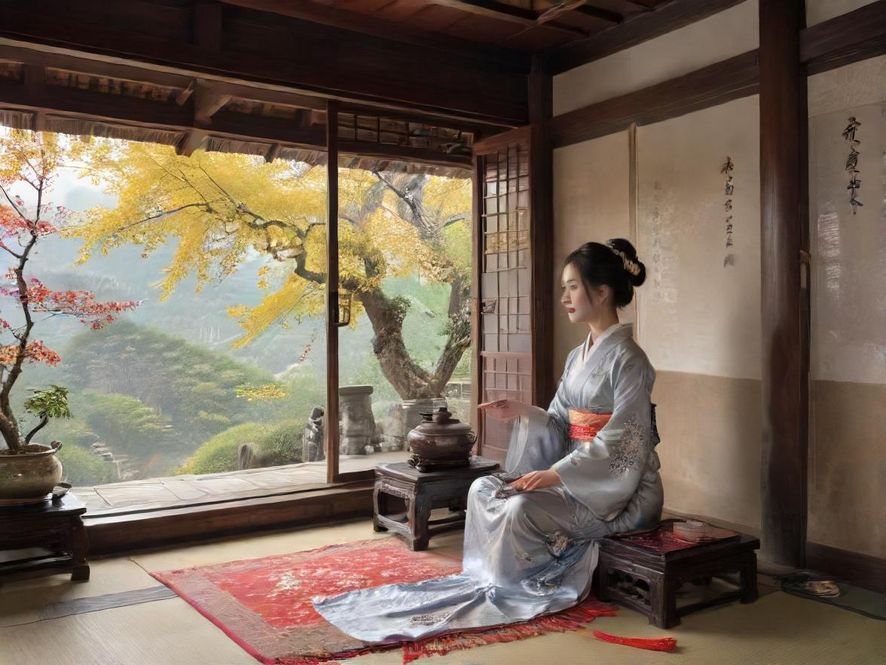 广州高端茶社茶艺表演场景