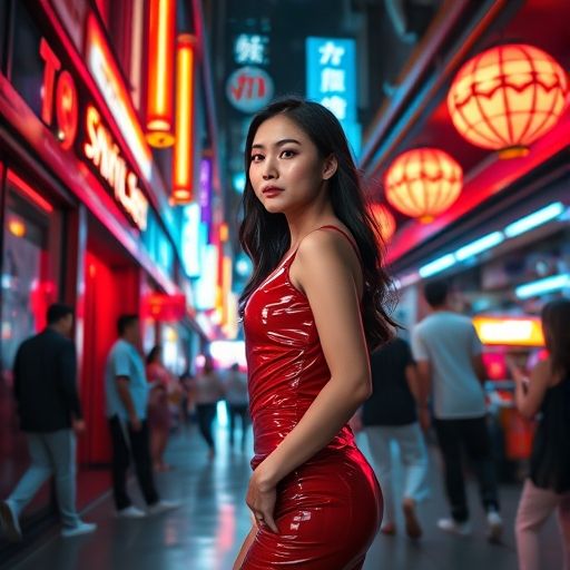 深圳夜场入口的神秘氛围