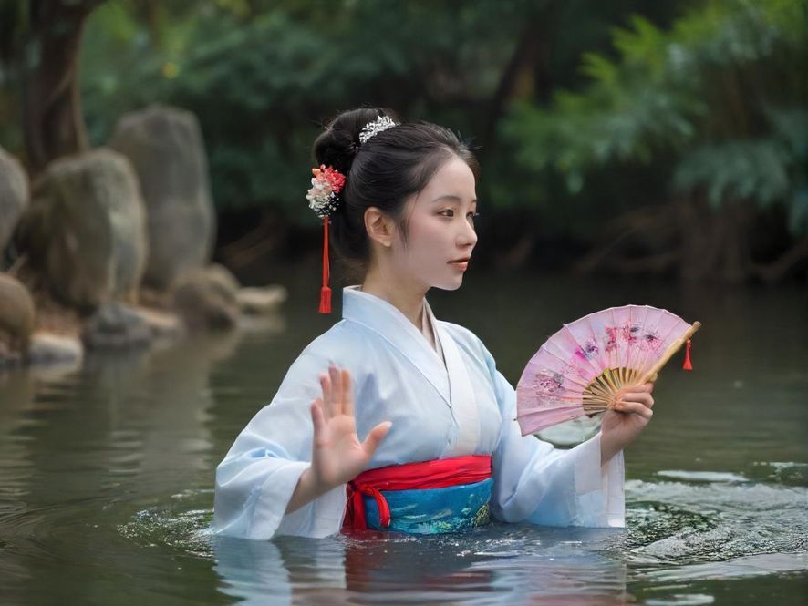 深圳雅阁湾水会的大堂，宏伟而奢华，充满现代感的设计。