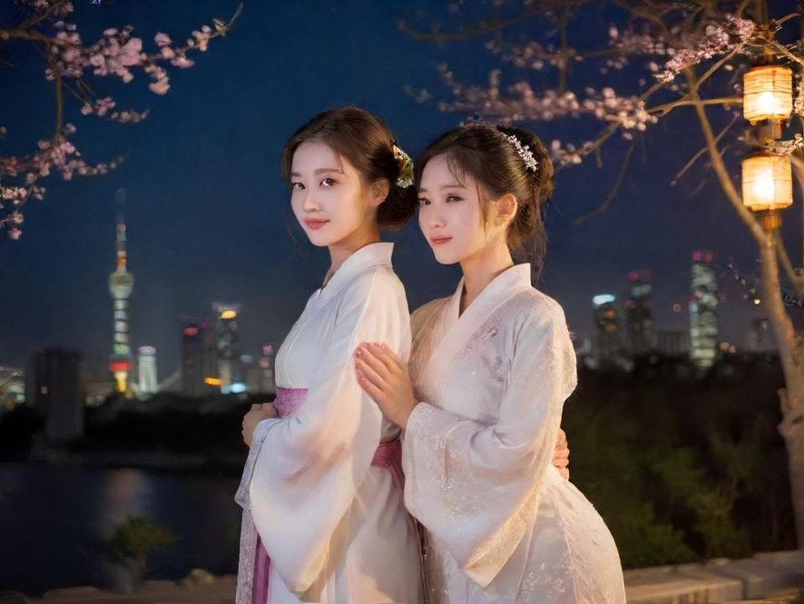广州夜晚的休闲会所入口