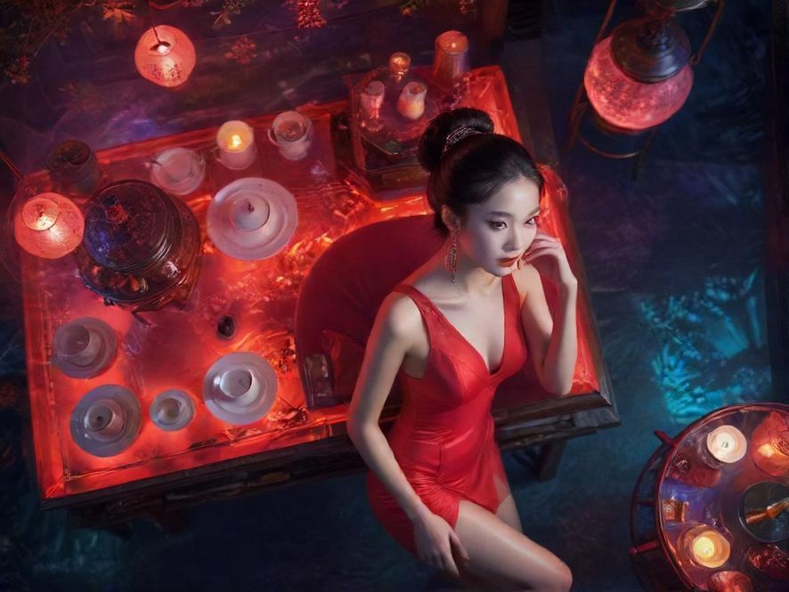 深圳高端茶室夜景，展现雅致氛围