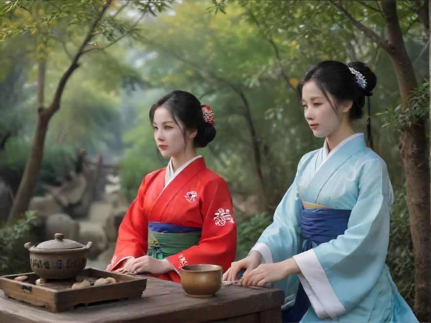 深圳桑拿会所休息区茶艺氛围