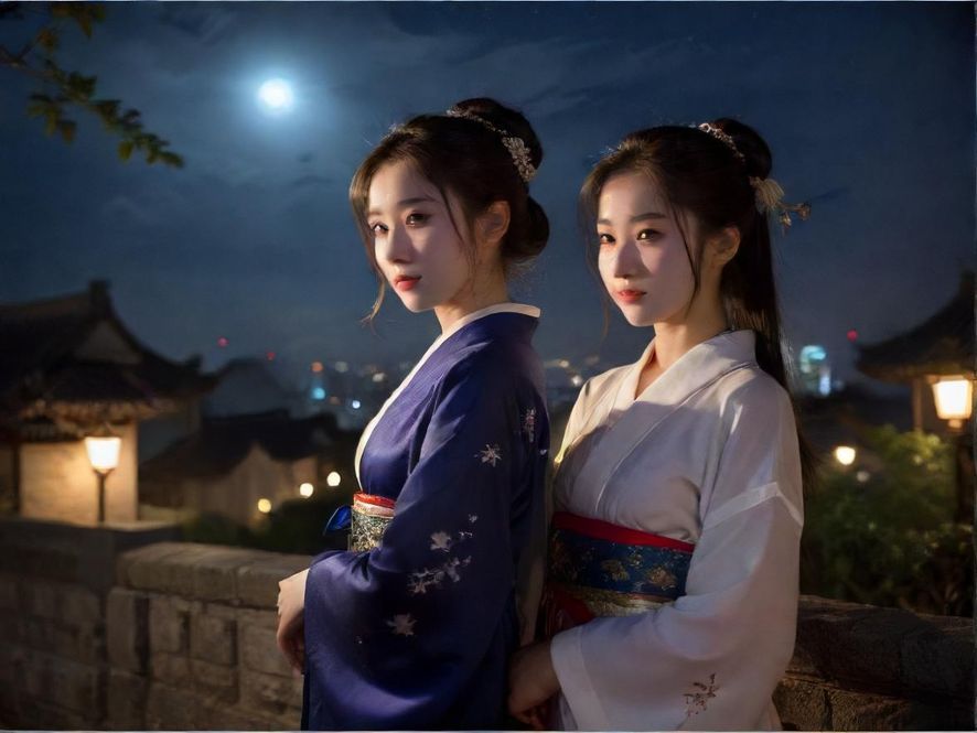 广州天河夜景