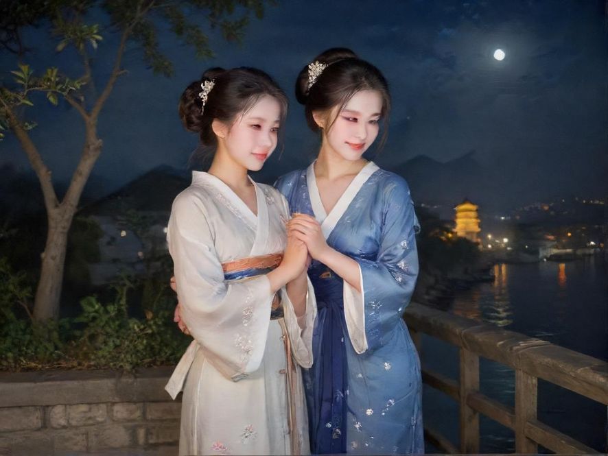 街头夜景霓虹灯与夜场氛围