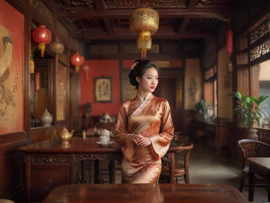 罗湖传统茶社氛围