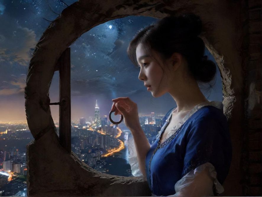 广州夜色地图一角窥探
