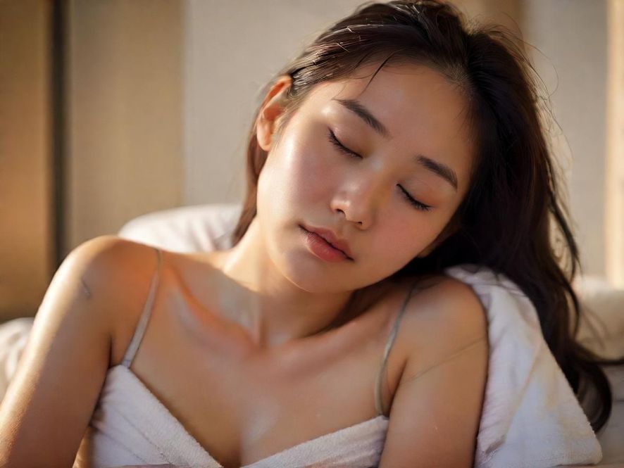 专业理疗师为顾客提供按摩服务