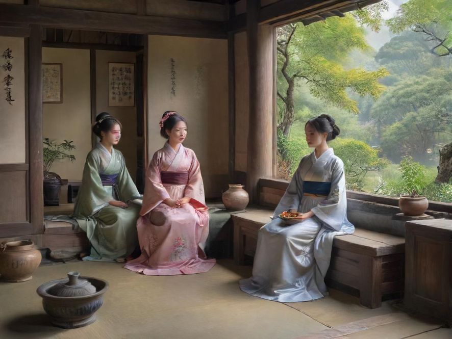 深圳光明喝茶上课小姐姐形象展示