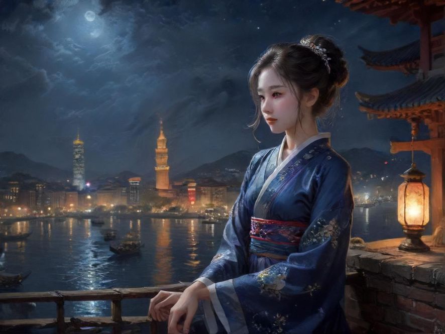 璀璨城市夜景