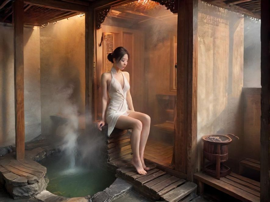 广州桑拿会所汗蒸区实景