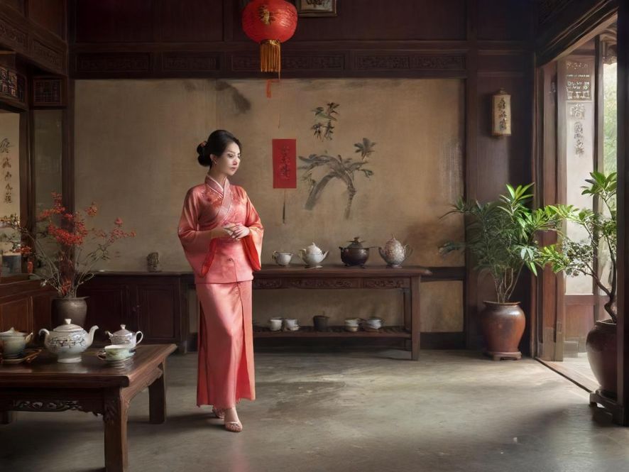 广州龙洞休闲茶社室内实景