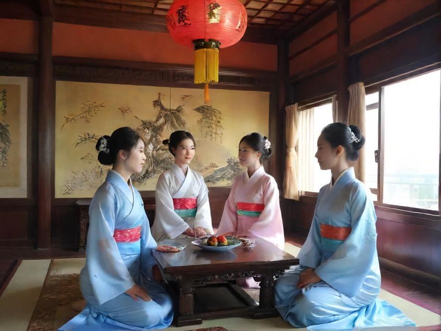 高端会所大堂一角