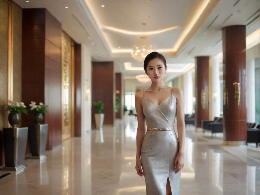 深圳现代休闲会所大堂