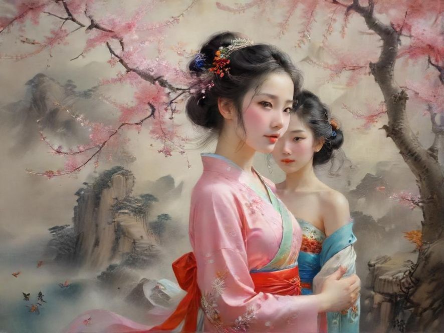 一品香qm登陆入口的抽象意境图
