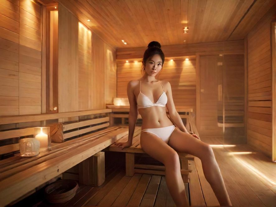 高端舒适的桑拿放松环境