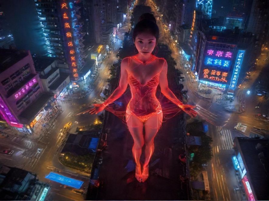 广佛夜景，充满活力和机会