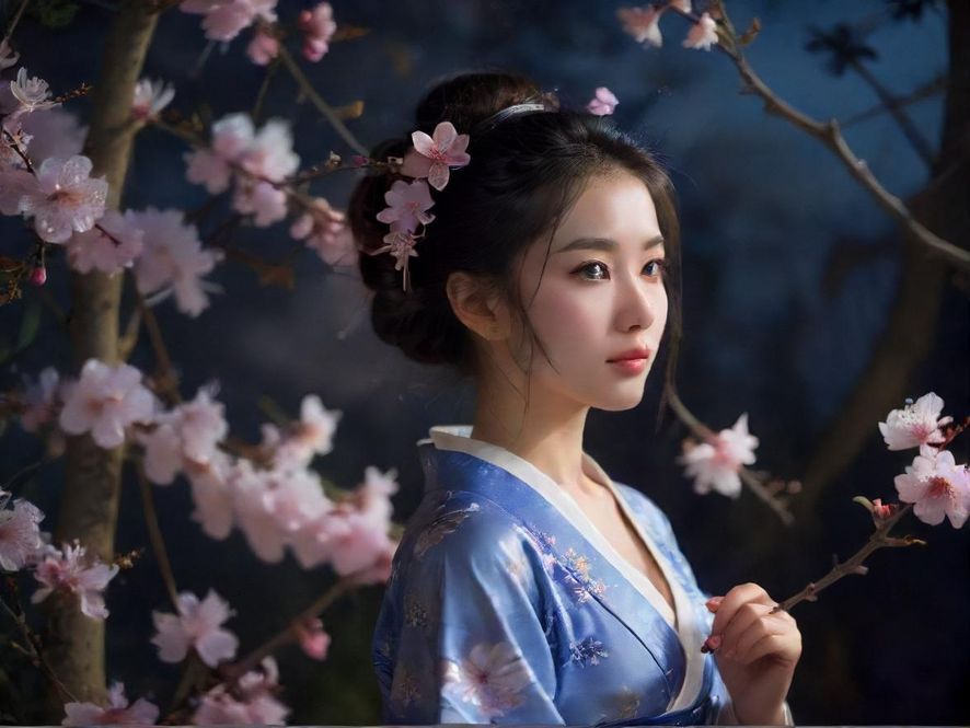 花社区的夜场表演