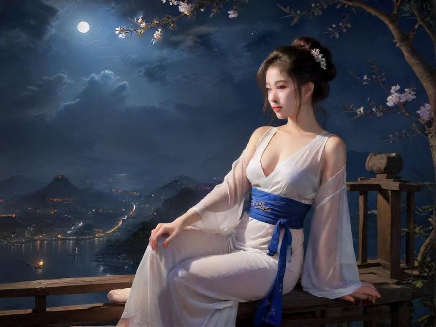 福田夜场夜景灯火辉煌