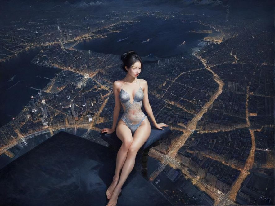 城市地图上一个指示宝藏位置的标记