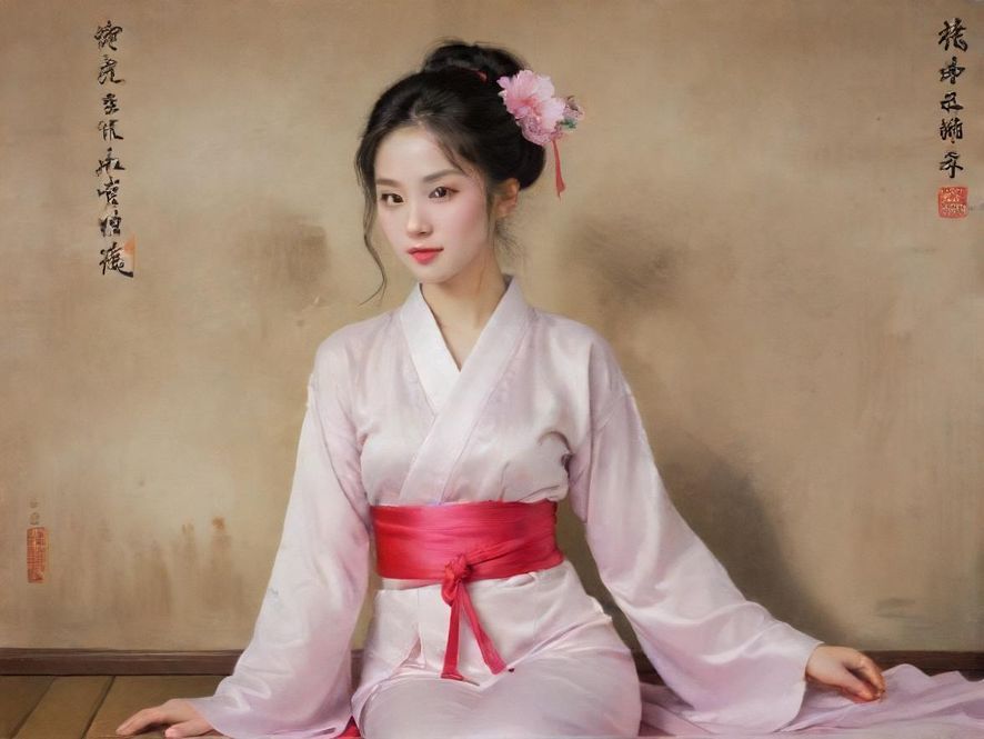 一位在蒸汽弥漫的桑拿房中享受放松时光的女性