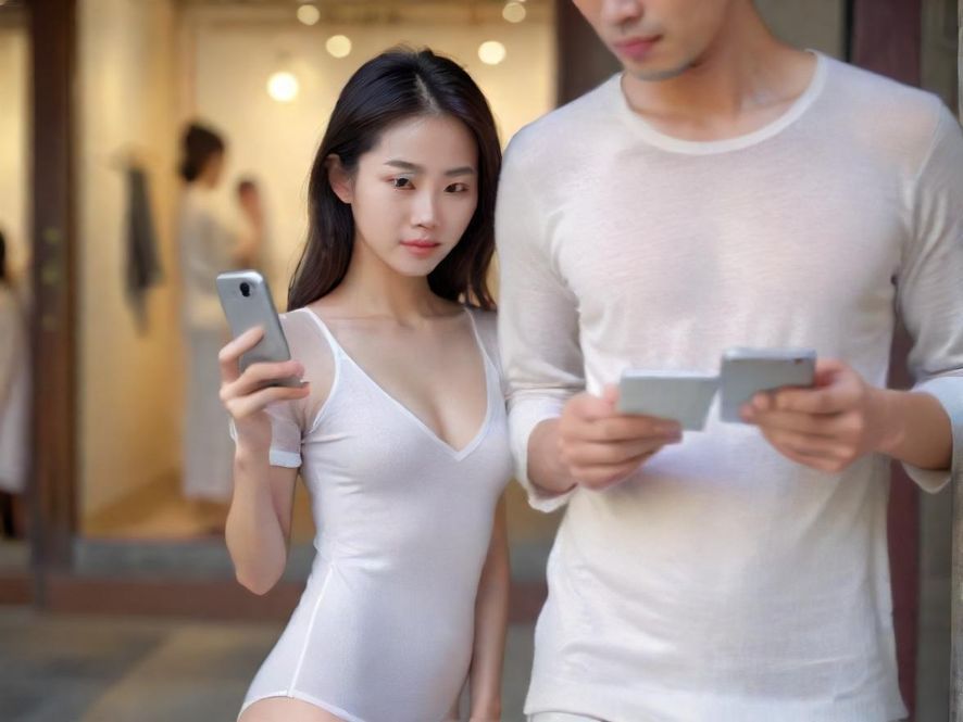 一个男人正在手机上搜索信息