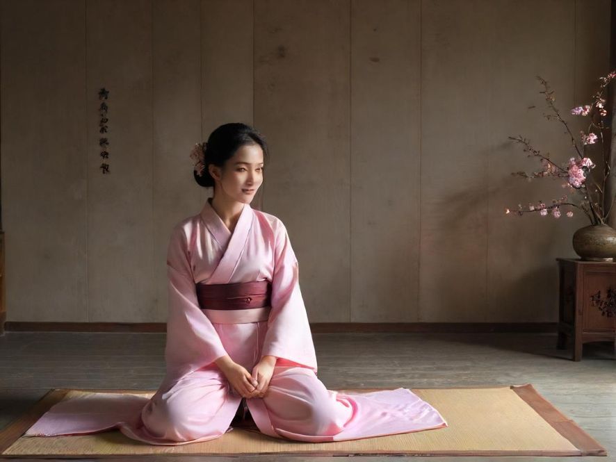 一位女士在咖啡馆里轻松地使用手机浏览信息，享受休闲时光。
