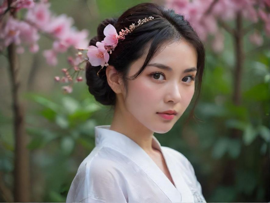 一位女性顾客在柔和灯光下享受香薰桑拿，画面唯美宁静