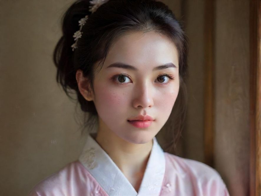 广州咖啡馆,一位优雅女性的沉思瞬间