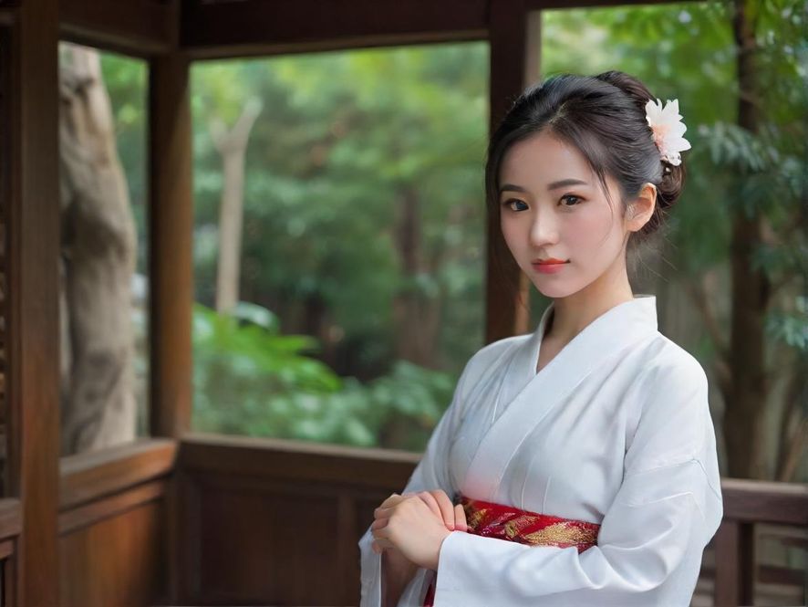 一位优雅的都市女性在窗边享受咖啡,思考着城市的魅力。