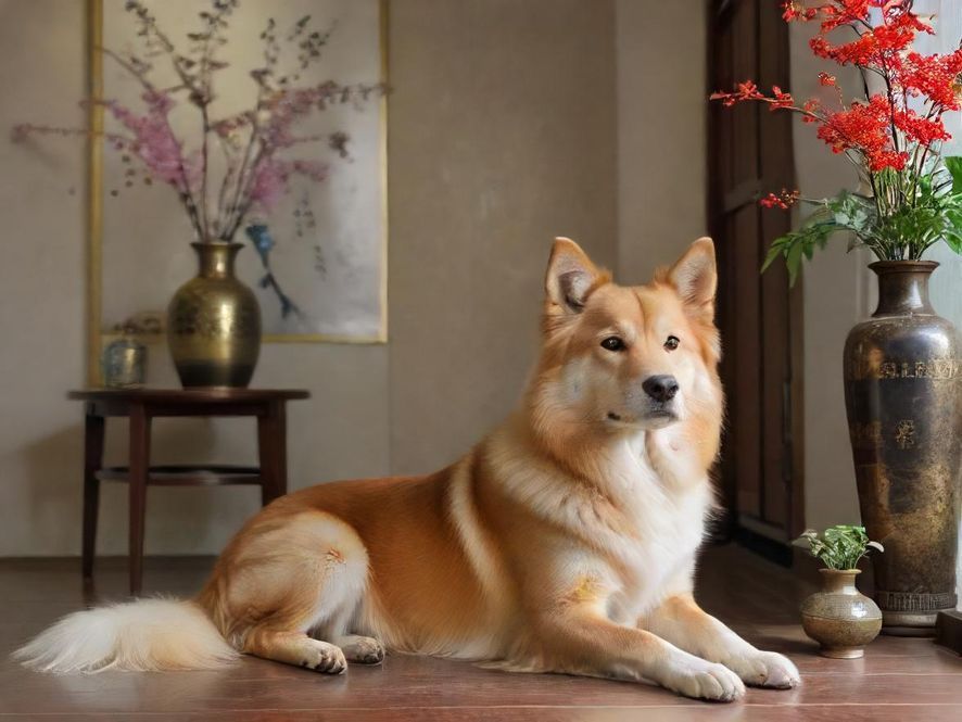 犬马之家百花qm室内休闲区温馨氛围